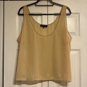 Jones New York Women's Cream Tan Sheer Camisole Top